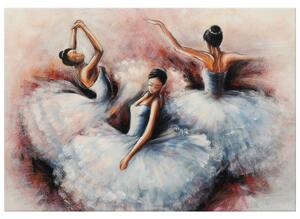 Ručně malovaný obraz Nádherné baletky Rozměry: 120 x 80 cm