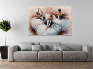 Ručně malovaný obraz Nádherné baletky Rozměry: 100 x 70 cm