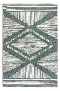 Oboustranný koberec Elle Decoration GEMINI Rhombus zelený