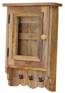 Skříňka na klíče Devi 35x50x10 z mangového dřeva