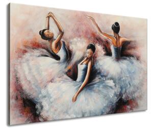 Ručně malovaný obraz Nádherné baletky Velikost: 120 x 80 cm