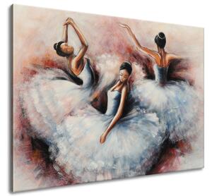 Ručně malovaný obraz Nádherné baletky Velikost: 115 x 85 cm