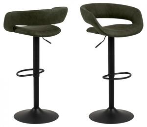 Barová židle Egar XIII - set 2 ks Olive green