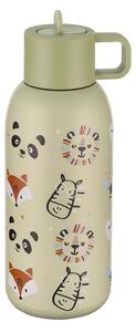 TERMOSKA 350ML ZELENÁ POTISK ZVÍŘÁTKO
