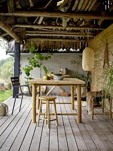 Bambusová stolička sole přírodní