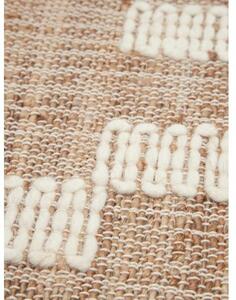 Ručně tkaný koberec z juty s třásněmi Kerala