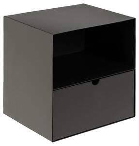 Závěsný noční stolek Vadia I - set 2 ks Black / Black