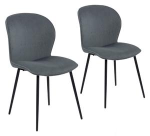 Jídelní židle Emir - set 2 ks Grey