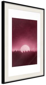 Artgeist Moonrise Velikosti (šířkaxvýška): 20x30, Finální vzhled: Černý rám s paspartou