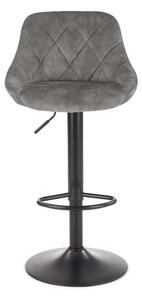HALMAR Barová židle STOOL H101 šedivá