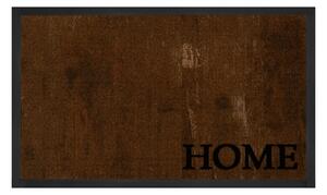 Hanse Home Collection koberce Protiskluzová rohožka Printy 103791 Brown Anthracite - 45x75 cm