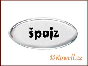 SD. Štítek stříbrný 'špajz'