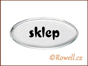 SD. Štítek stříbrný 'sklep'