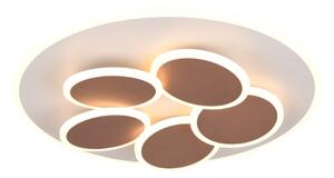 TRIO 653210676 MANDALA stropní svítidlo D490mm SMD LED 35W/4200lm 2700-6500K světle šedá, dálkový ovladač