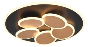TRIO 653210680 MANDALA stropní svítidlo D490mm SMD LED 35W/4200lm 2700-6500K černo zlatá, dálkový ovladač