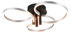 TRIO 648110605 CARUSO stropní svítidlo D650mm SMD LED 43W/4980lm 2300+3000+4000K brúsený hliník, switchdimmer