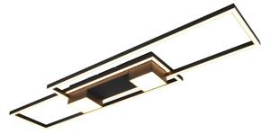 TRIO 647710432 ALBANY stropní svítidlo SMD LED 37W/4300lm 2700-6500K černá matná, dálkový ovladač