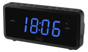 JVD Digitální budík do sítě s modrými LED svítícími čísly a vibracemi JVD SB701.1 (s vibracemi)