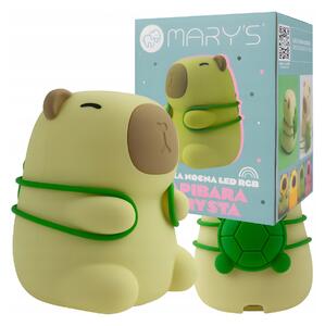 RGB LED noční světlo dobíjecí pro děti capybara 3000k