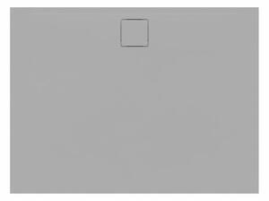 Sprchová vanička obdélníková SAT Vision 120x80 cm litý mramor šedá SATSVVI12080S
