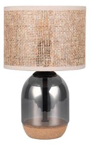 TRIO 564900157 TARA stolní lampička V320mm 1xE27 chromová, přírodní