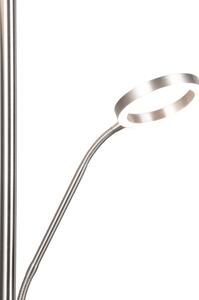 TRIO 449510207 WILLIS stojací lampa V1800mm SMD LED 39W/4600lm, 5,5W/550lm 2700+3200+4000K nikl matný