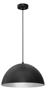 Závesné svietidlo Beta, 1x biele/čierne kovové tienidlo, (fi 35cm), b