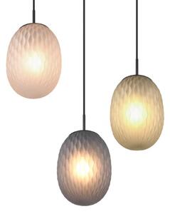 TRIO 364230317 FACETTE závěsné svítidlo D430mm 3xE27 černá matná, vícebarevná
