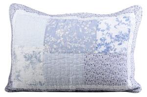 Romantický patchwork polštář v rozkošném designu levandule 50x70cm