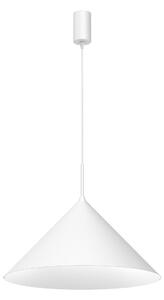 Závěsné svítidlo Capital, 1x bílé kovové stínítko, (fi 46cm), w