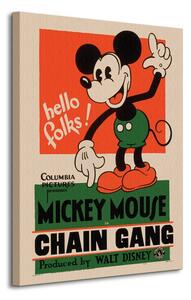 Art Group Obraz na plátně Disney Mickey Mouse (Chain Gang) Velikost: 60 x 80 cm