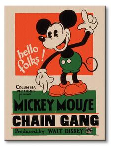 Art Group Obraz na plátně Disney Mickey Mouse (Chain Gang) Velikost: 60 x 80 cm