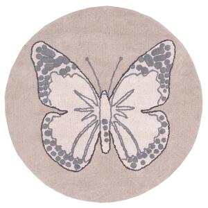 Lorena Canals koberce Bio koberec kusový, ručně tkaný Butterfly - 160x160 (průměr) kruh cm