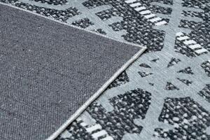 Makro Abra Kusový koberec ANTIKA 118 Vhodný k praní moderní šedý Rozměr: 80x150 cm