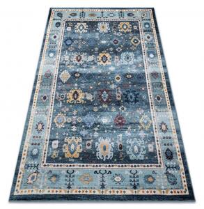 Makro Abra Kusový koberec ANTIKA 51 Vhodný k praní klasický šedý modrý Rozměr: 80x150 cm