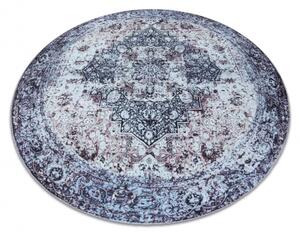 Makro Abra Kulatý koberec ANTIKA Vhodný k praní klasický moderní šedý Rozměr: průměr 120 cm