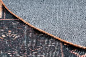 Makro Abra Kulatý koberec ANTIKA Vhodný k praní patchwork moderní hnědý terakota Rozměr: průměr 120 cm