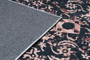 Makro Abra Kusový koberec ANTIKA 120 Vhodný k praní klasický černý terakota Rozměr: 80x150 cm