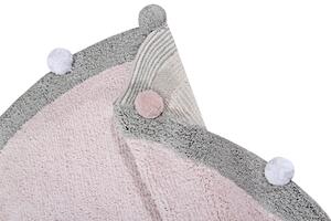 Lorena Rugs, Bio koberec kusový, ručně tkaný Bubbly Soft Pink | Růžová Typ: 120x120 (průměr) kruh