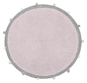 Lorena Canals Pro zvířata: Pratelný koberec Bubbly Soft Pink Typ: 120x120 (průměr) kruh