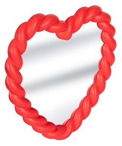 Zrcadlo Heart, červené