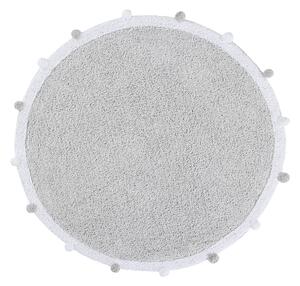 Lorena Canals koberce Bio koberec kusový, ručně tkaný Bubbly Light Grey - 120x120 (průměr) kruh cm
