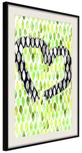Artgeist I Love Limes Velikosti (šířkaxvýška): 20x30, Finální vzhled: Černý rám s paspartou