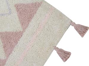 Bio koberec kusový, ručně tkaný Azteca Natural-Vintage Nude-120x160