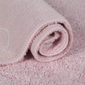 Lorena Canals koberce Bio koberec kusový, ručně tkaný Stars Pink-White - 120x160 cm