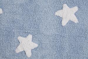 Lorena Canals koberce Bio koberec kusový, ručně tkaný Stars Blue-White - 120x160 cm