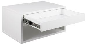 Závěsný noční stolek Molet - set 2 ks White