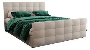 Čalouněná postel boxspring NAOMI + topper, 160x200, cosmic 10