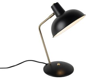 Stolní černá retro lampa Milton Black (LMD)