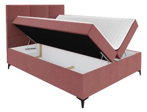 Americká manželská postel 160x200 NIEVE - červená + topper ZDARMA